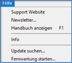Hilfemenü