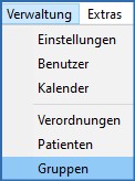 Verwaltung Gruppen