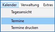 Kalender Termine
