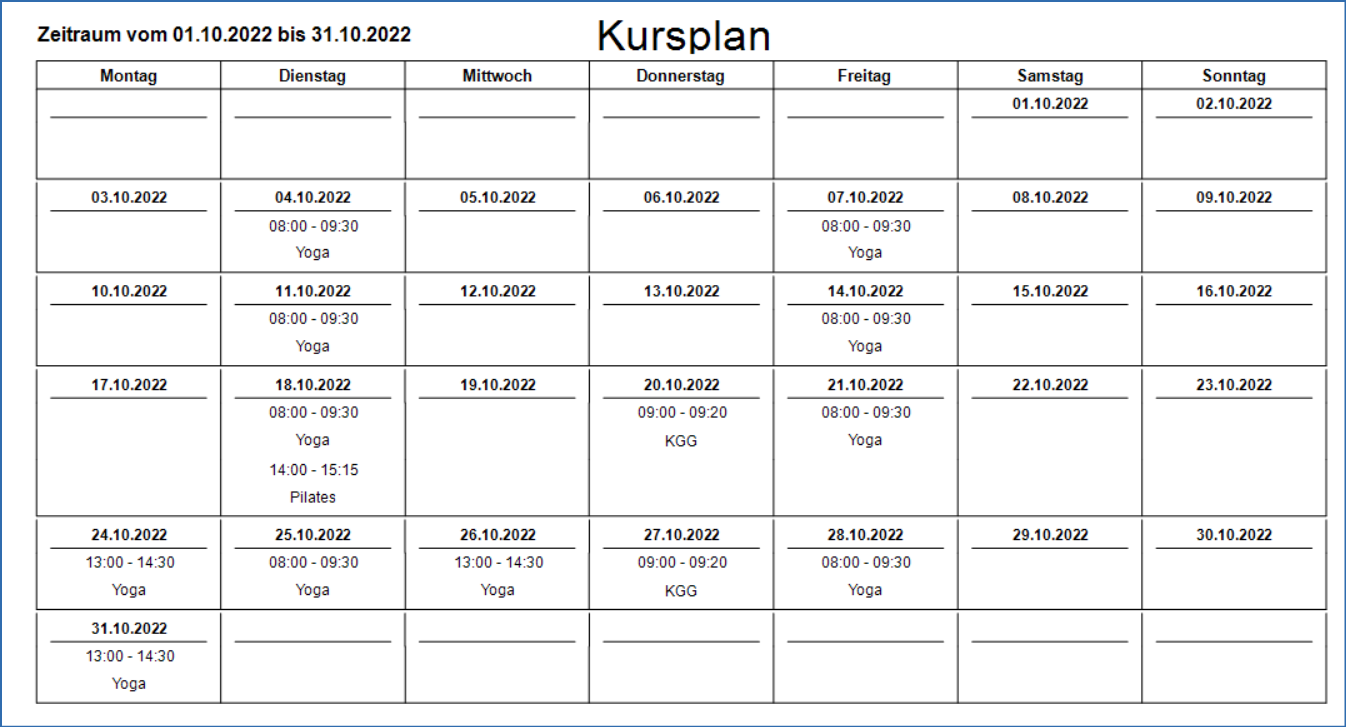 Kursplan