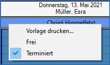 Status Feiertag